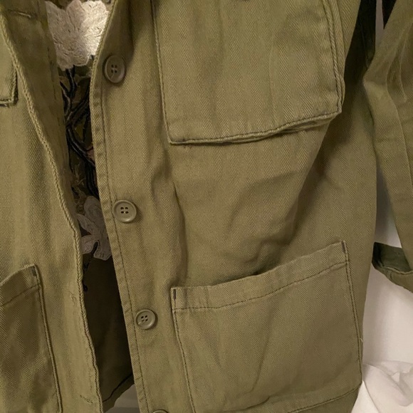 Embroidered Army Jacket Topshop - Picture 3 of 9